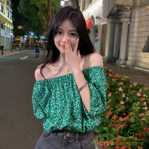 オフショル 花柄 トップスの通販｜au PAY マーケット
