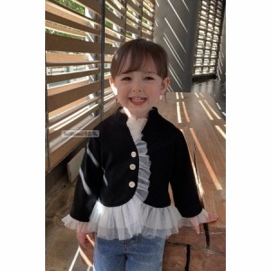 ジャケット 女の子 入学式 卒業式 レース ジャケット のみ 子供服 キッズ ジュニア 卒服 可愛い アウター ガールズ 小学生 子供 発表会