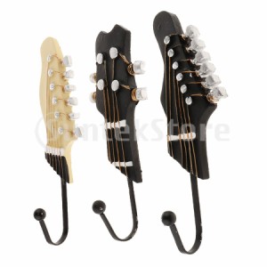 キーのための3個/セット装飾コートフック樹脂コートスカーフハンドバッグギター