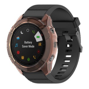 Garmin Fenix 6X 用スマートウォッチスクリーンケースカバーシリコンプロテクター