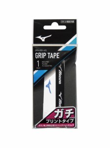 ミズノ ラケットスポーツ グリップテープ ガチグリップ(RBプリント) 63JYA14201 ホワイト×ブルー