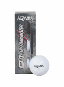本間ゴルフ ゴルフ ボール HONMA 20D1 SPEED MONSTER 0001 WH 3P SPEED MONSTER WH 3P メンズ WH