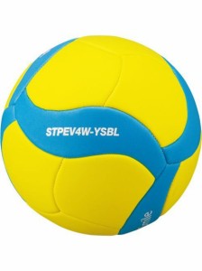 ミカサ バレーボール 4号ボール スマイルバレー4号 マシーン縫い 黄/サックスブルー STPEV4W-YSBL ジュニア 4 YEL/BLU