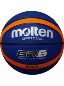 モルテン バスケットボール 6号ボール ＧＲ６　ゴムバスケットボール BGR6-BO レディース 6号球 ブルー×オレンジ