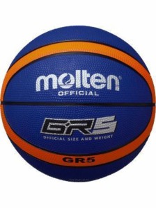 モルテン バスケットボール 5号ボール ＧＲ５　ゴムバスケットボール BGR5-BO ジュニア 5号球 ブルー×オレンジ