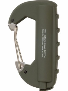 キャンプ用品 ランタン バッテリー　電池式　 CARABINER BATTERY OLIVE CRB-005