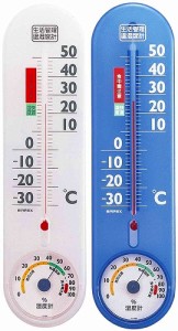  日本製 スケルトン 生活管理温・湿度計 / 温湿度計