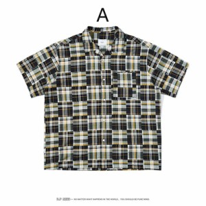  Tシャツ カジュアル系 チェック柄 ファッション 快適 人気 / メンズ Ｔシャツ 渋谷風