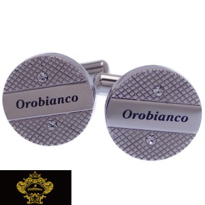 送料無料 Orobianco オロビアンコ カフス カフスボタン クリア スワロフスキー ORC209A ブランド