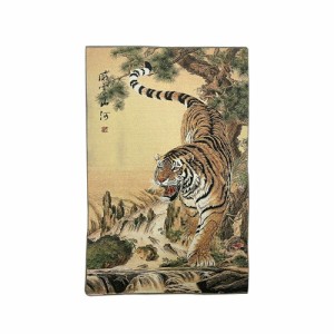  予約商品納期約2ヶ月 風水 虎 トラ Tiger 寅 タペストリー 刺繍 絵 玄関 絵 虎の飾り 壁 / 人気 おすすめ