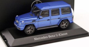 Mercedes-Benz G-Class W463 Model Car Mauritius Blue 1:43 B66961017 Genuine New