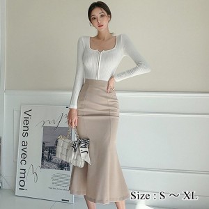 キャバ ドレス キャバドレス ワンピース ロングドレス セットアップ デコルテ ファスナー 伸縮性 ホワイト S M L XL 