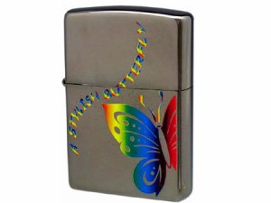 zippo【バタフライ】ブラックゴールドジッポー