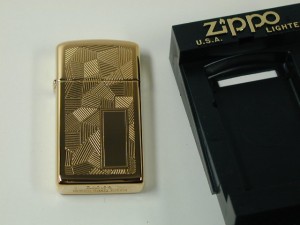 入手困難！Zippo カナダ/ゴールドプレート#3300G・スリム新品（工場閉鎖）