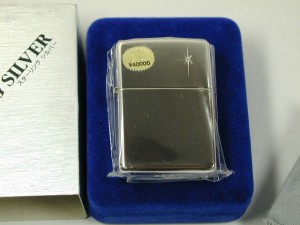 ジッポーZippoスターリングシルバー純銀無垢ダイヤ#15DIA-Silver925