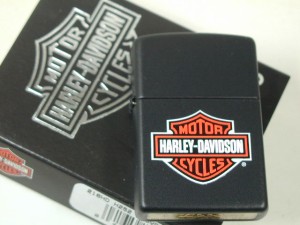 ジッポーZippo ハーレーHarlyロゴブラックマットUS