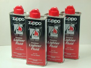 Zippo ジッポー社 75周年オイル缶4本セット 75TH（1932-2007限定）新品