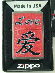 ジッポーZippo Love 愛（ラブ）#200 USA直輸入#24263USA直輸入新品未開封