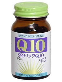 ダイナミックQ10+DHA・EPA ニューレックス　天然コエンザイムQ10 Q10サプリ 吸収の良いソフトカプセル 酵母由来 天然ビタミンEサプリ　※