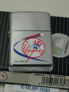 ジッポー野球Zippo MLBメジャー大リーグ#250ニューヨークヤンキース2000新品!!　