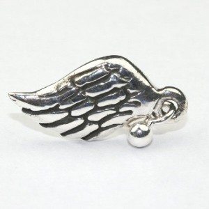 【メール便対応】シルバー925ピアス フェザー 羽 si-00039【シルバーアクセサリー SILVER925 スターリングシルバー】 ┃