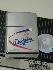 ジッポー野球Zippo MLBメジャーリーグ#250ドジャーズ Dodgers2000新品!!　