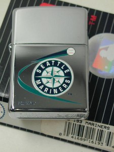 ジッポー野球Zippo MLBメジャーリーグ#250シアトルマリナーズ・イチロー2000新品!!　