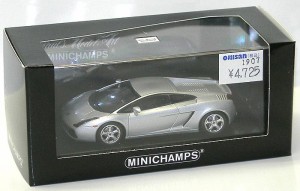 1/43 ダイキャストモデルカー【ランボルギーニ ギャラルド 2004 シルバー】★特価