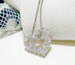 4 ネックレス ハート ダイヤモンドの通販 Au Pay マーケット