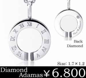 即納 送料無料■SMALLアダマスダイヤモンドステンレスネックレス/Adamas/gpd834