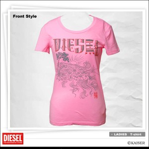 DIESEL(ディーゼル) アドベンチャー★Tシャツ ピンク SALE