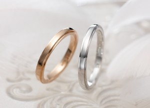 ペアリング ホワイトゴールド K10 送料無料 結婚 カップル LOVERS＆RING　Eternal love  LSR0671PK-WG