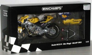 ミニチャンプス●1/12 ダイキャストミニカー【Honda RC211V MotoGP 2003】★特価