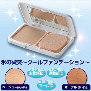 ポイント増量中 クーポンあり メール便対応 送料無料 夏のお化粧崩れに!テカリ、崩れ、くすみ解消!想像以上に涼しい 氷の微笑〜クール