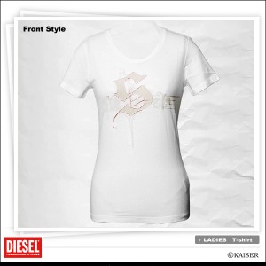 DIESEL(ディーゼル) Sステッチ★Tシャツ ホワイト SALE