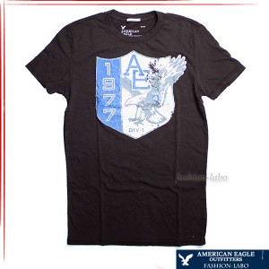 アメリカンイーグル AMERICAN EAGLE メンズ ギフト 男性 プレゼント Tシャツ ティーシャツ 半そで 半袖 チャコール グレー ブランド モチ