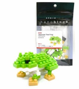 4mm×4mmの超ミニサイズブロック nano block ナノブロック【NBC-007 ニホンアマガエル】カワダ