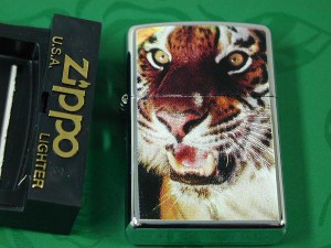 ジッポーZippo Tiger （虎・タイガー）純正・ とらUSA#250・新品2003★新品！専用ケース 