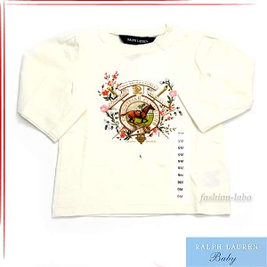 メール便送料無料 ポロ ラルフローレン POLO RALPH LAUREN Tシャツ TEE カットソー トップス 長そで 長袖 ベビー服 キッズ服 子供服 プレ