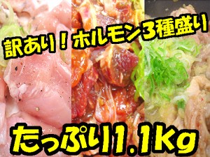 訳あり 人気ホルモン3種盛りセット 肉 バーベキュー 焼肉 もつ BBQ