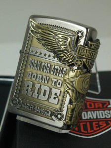 ジッポーZippoハーレー限定サイドイーグル Harley DavidsonHDP-27銀JP新品