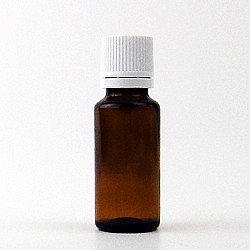 遮光ビン（茶色）　20ml　遮光瓶 アロマオイル 保管 保存 詰替え 小分け メール便対応