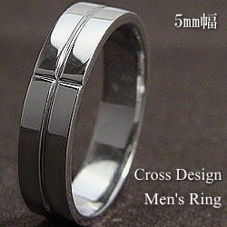 クロス メンズリング  ring 幅広 指輪 贈り物 結婚 ホワイトゴールドK10誕生日プレゼント 男性オシャレアイテム