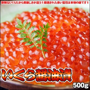 いくら イクラ 醤油漬け 送料無料 500g ※沖縄別途送料加算