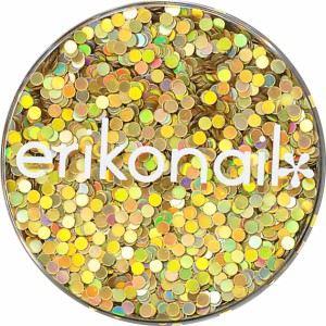 【20%OFF】erikonail 黒崎えり子 ジュエリーコレクション (ERI-68) ★ホロゴールドレインボー 直径1ミリの丸ホログラム♪