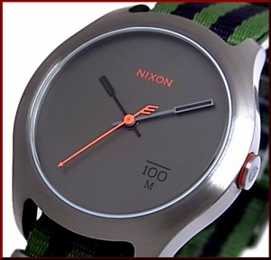 【NIXON/ニクソン】QUAD/クワッド ボーイズ 腕時計 サープラス/ブラック ナイロン【2012年SUMMER 新作】　A344-1151（送料無料）