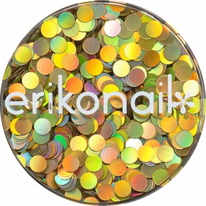 【20%OFF】erikonail 黒崎えり子 ジュエリーコレクション (ERI-71) ★ホロゴールドレインボー 直径２ミリの丸ホログラム♪