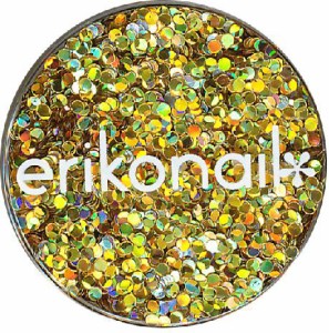 【20%OFF】erikonail 黒崎えり子 ジュエリーコレクション (ERI-69) ★ホロゴールドスパークル 直径1ミリの丸ホログラム♪