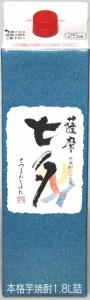 熟成芋焼酎　薩摩　七夕(たなばた)　25度　1800ml　紙パック