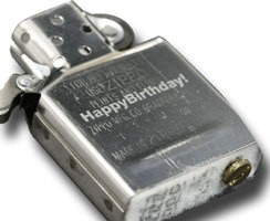 Zippo インナー名入れオプション オイルタンク部分 ゴシック体のみ（※ライターと一緒にご購入下さい） メール便可